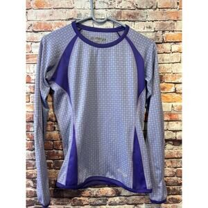 Sherpa Chandni Purple long sleeve top shirt women’s size medium